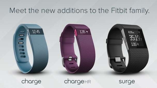Fitbit Charge, Charge HR and Surge Introduce New World of Fitness