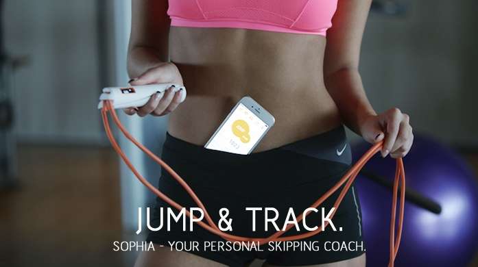 Sophia Smart Jump Rope Counts Jumps and Tracks Calories