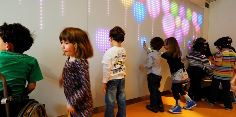 interactive wall kids