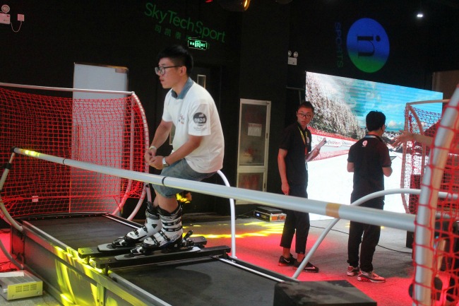 ski simulator competition