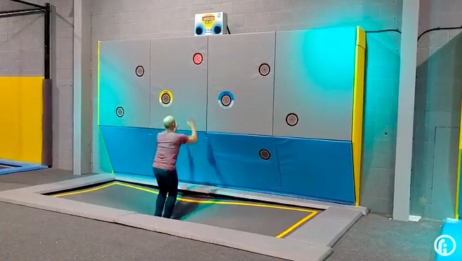 interactive trampoline game