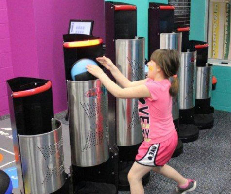 interactive fitness ball game