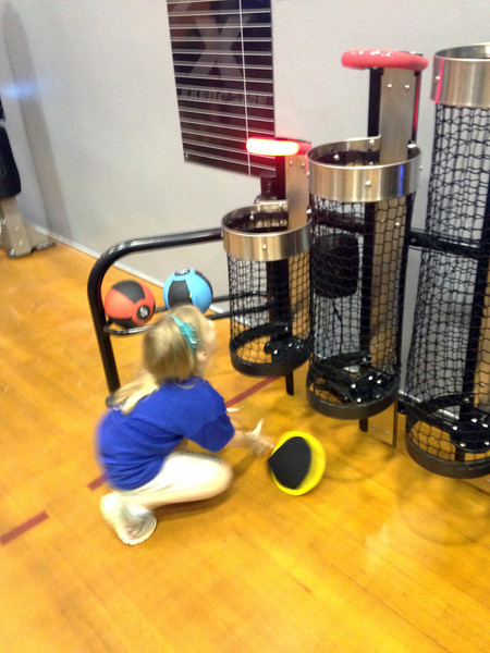 interactive fitness ball game