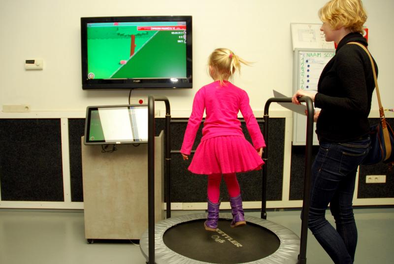 interactive trampoline