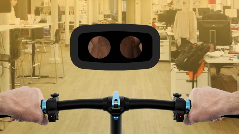 virtual reality cycling game