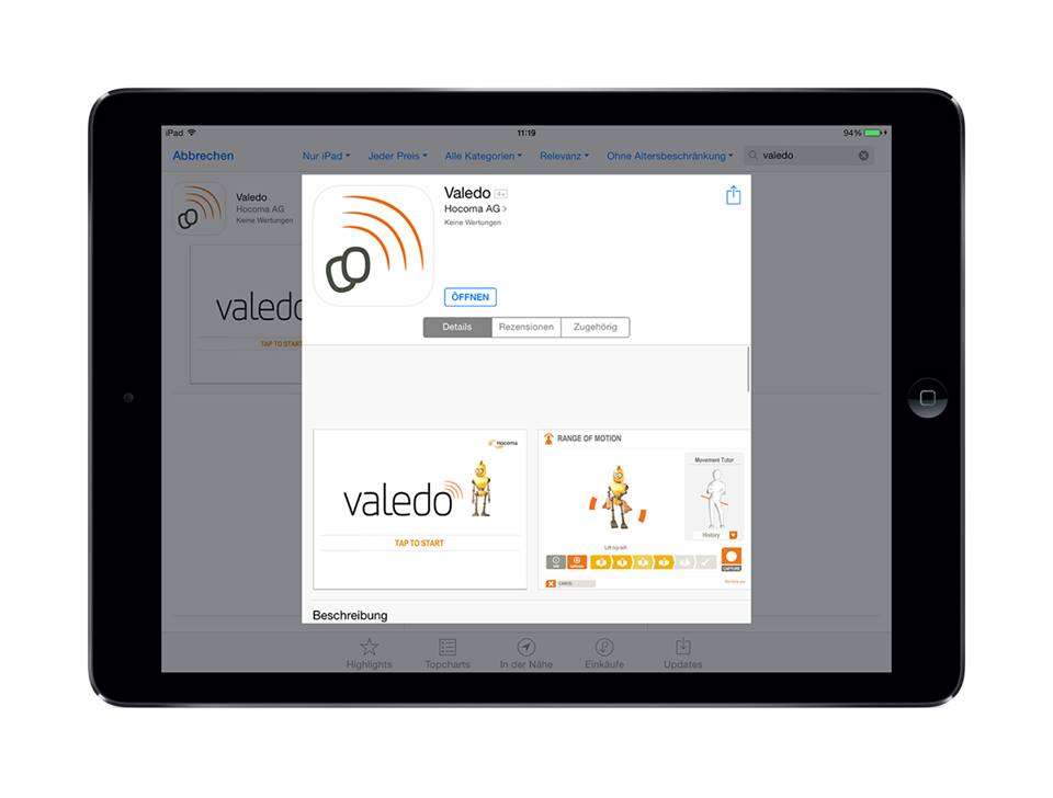 valedo valedo sensor trainer games