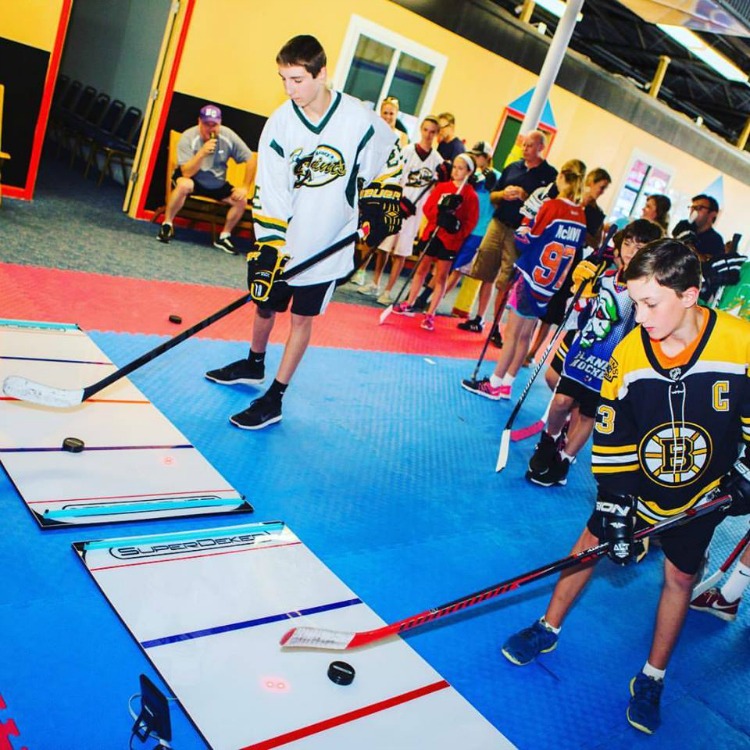interactive hockey training