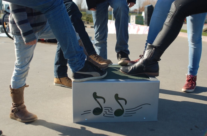 jump stone interactive game