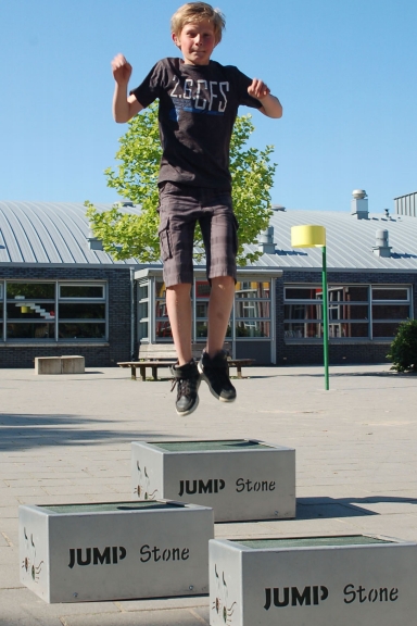 jump stone interactive game